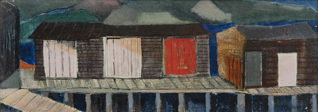 William Mason (1919 - 1994) - Boat Sheds Image 1++