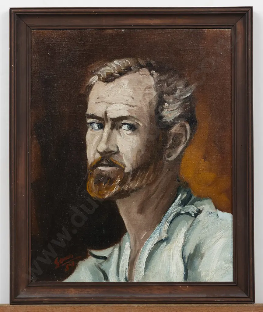 Sam Cairncross (1913 - 1976) -  Self Portrait Image 1++