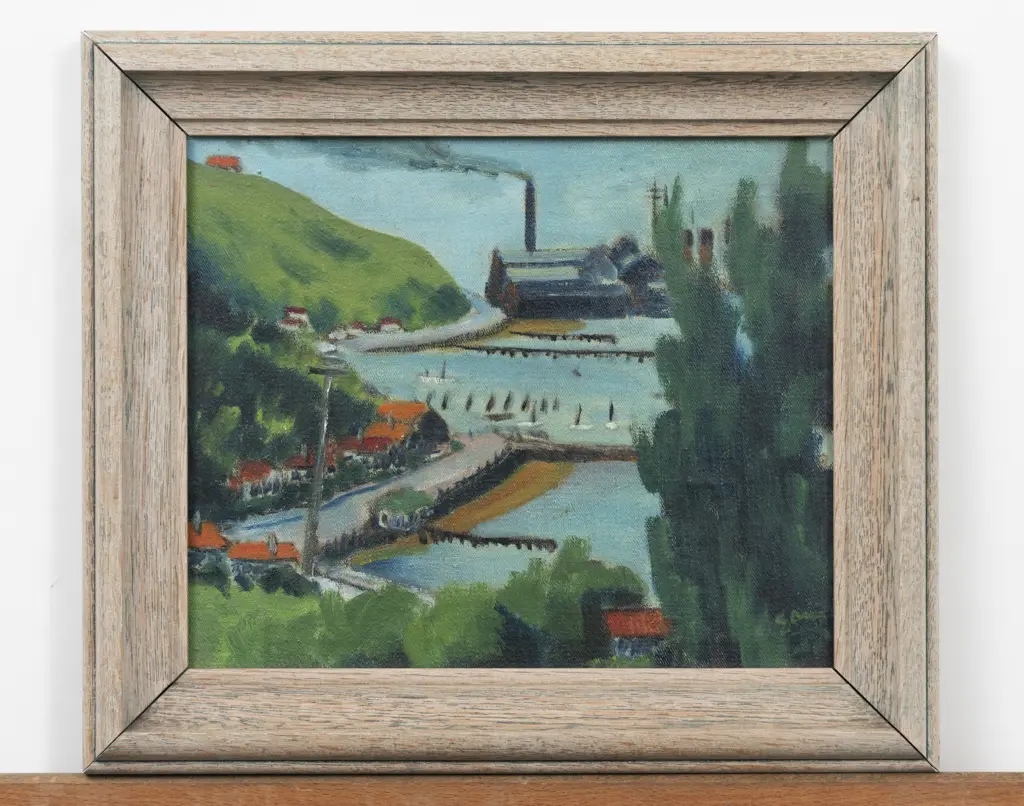 Sam Cairncross (1913 - 1976) - Waterfront Image 1++