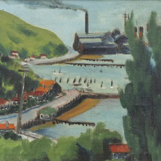 Sam Cairncross (1913 - 1976) - Waterfront