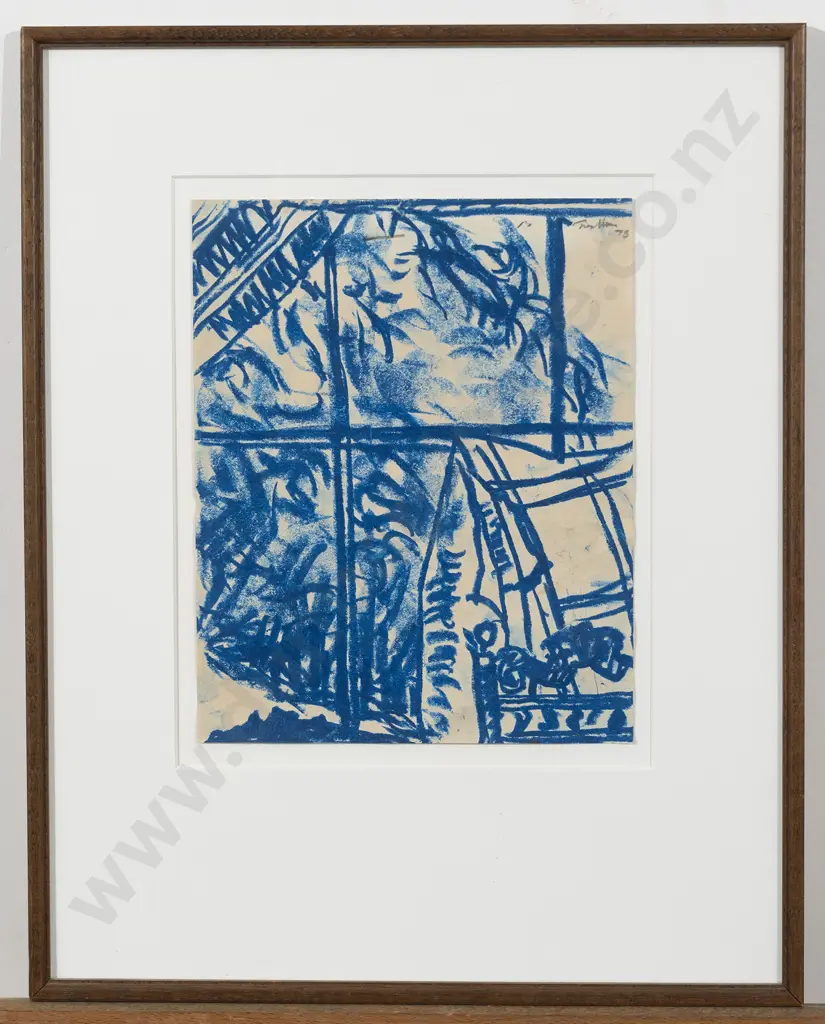 Philip Trusttum (1940) - Blue Window Image 1++