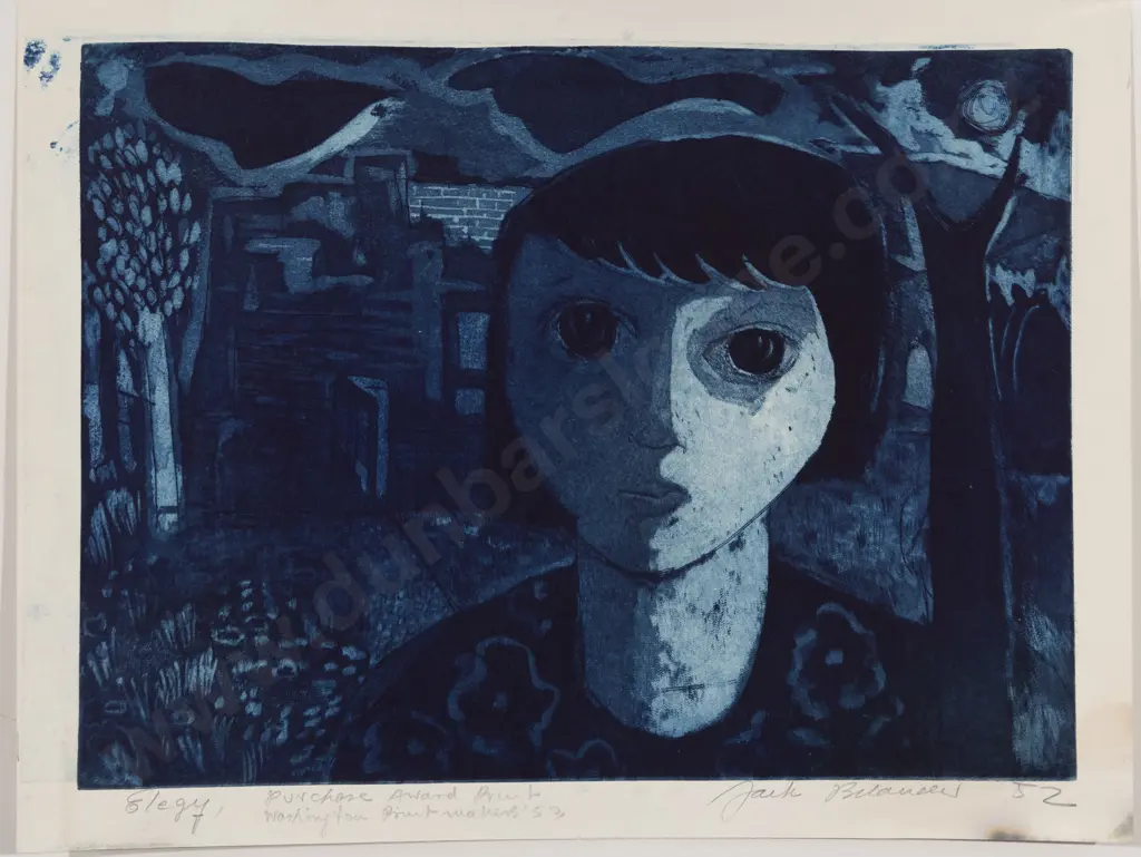 Jack Bilander (American/Polish 1919 - 2008) - Elegy (unframed) Image 1++