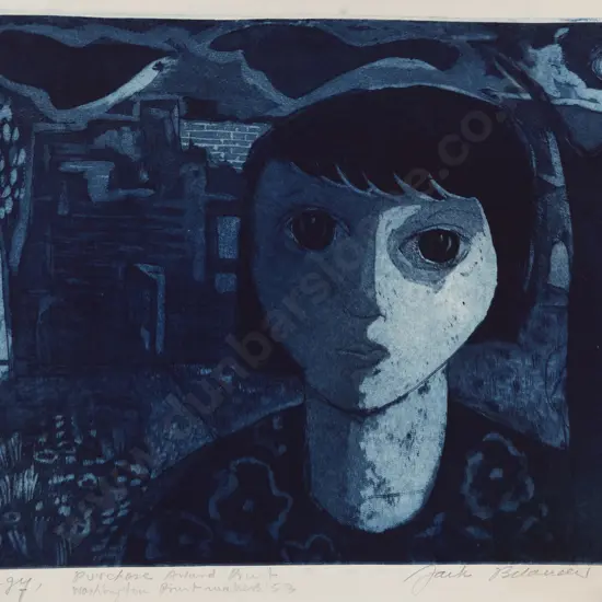 Jack Bilander (American/Polish 1919 - 2008) - Elegy (unframed)