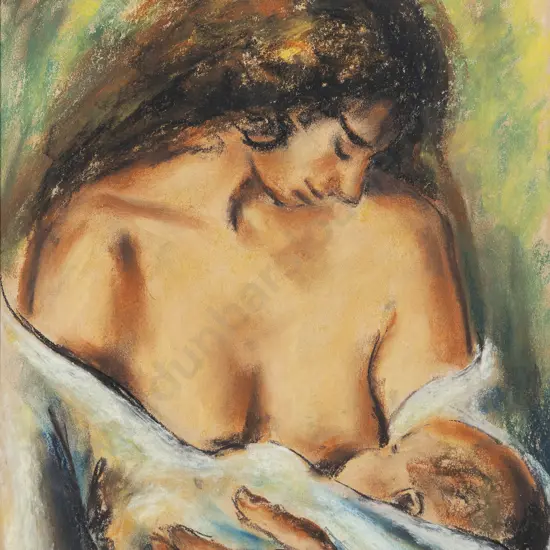 Sam Cairncross (1913 - 1976) - Mother & Child