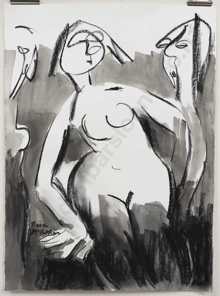 Piera McArthur (b.1929) - Female Nude (unframed) Image 1++