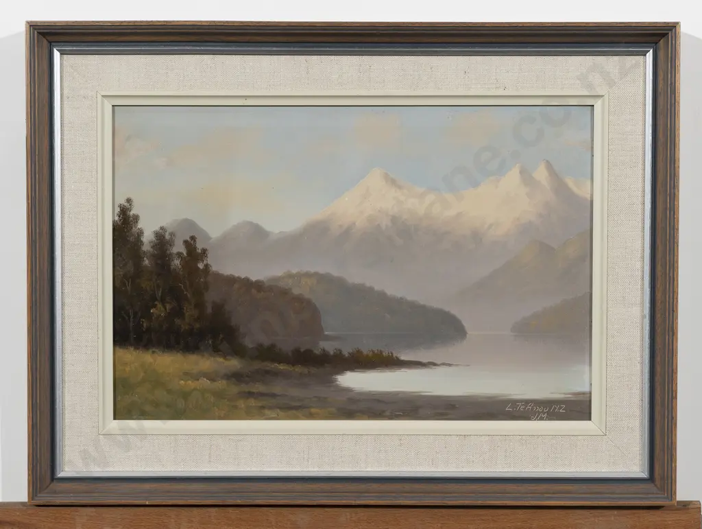 J R Mayclair (1881 - 1956) - Lake Te Anau Image 1++