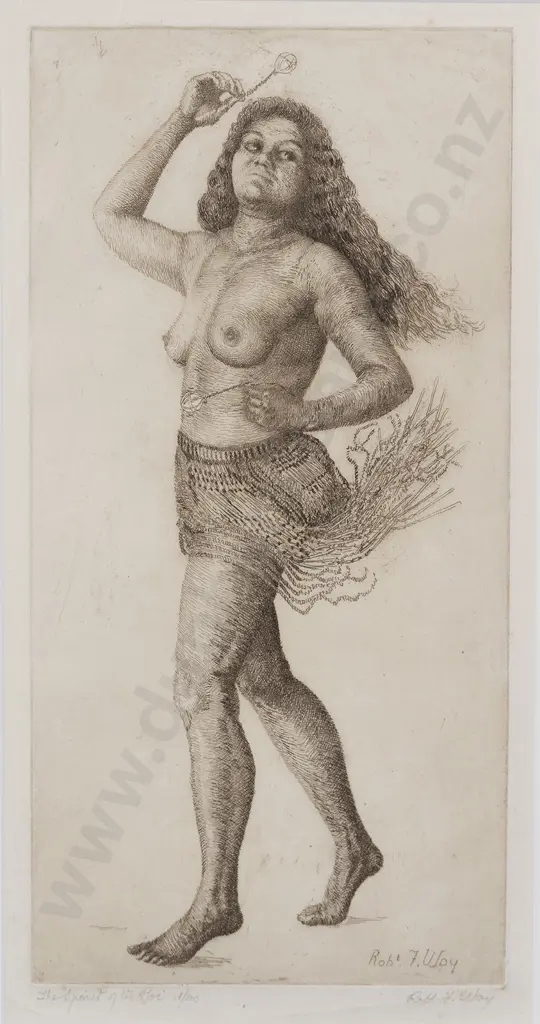 Robert Frederick Way (1872 - 1947) - The Spirit of the Poi Image 1++