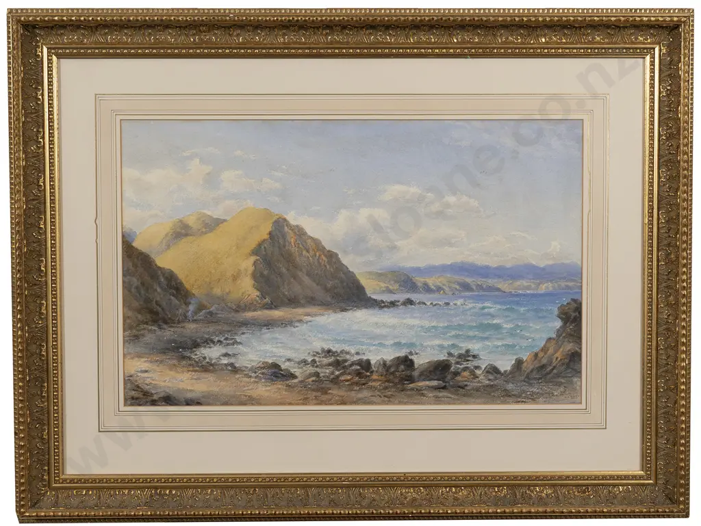 William George Baker (1864 - 1929) - Near Sinclair Heads Wellington Image 1++