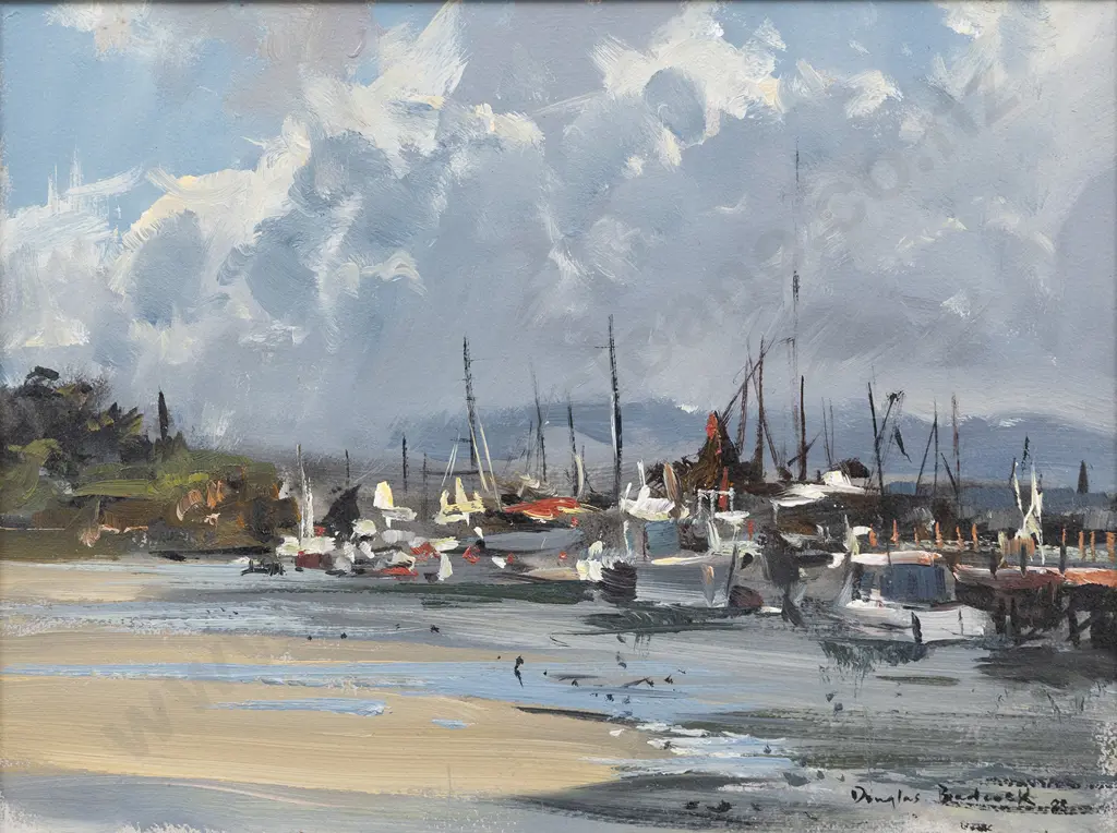 Douglas Badcock (1922 - 2009) - Fishing Boats Image 1++