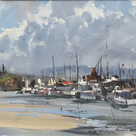 Douglas Badcock (1922 - 2009) - Fishing Boats