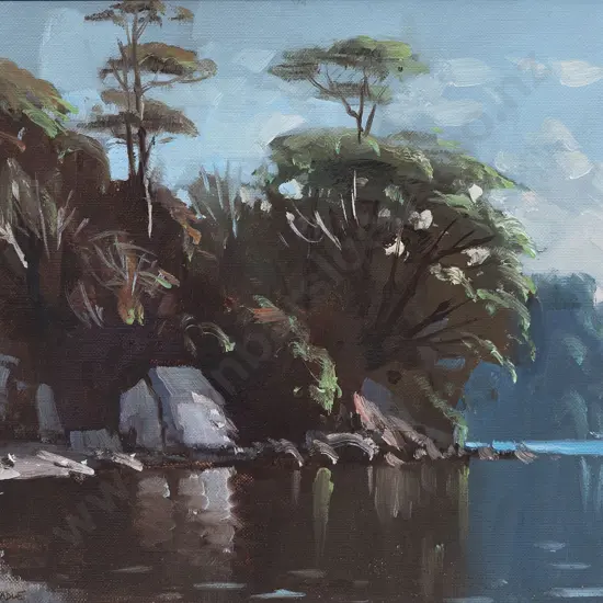 Peter Beadle (b 1933) - Headland Millers Beach