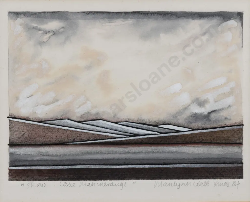 Marilynn Webb (1937 - 2021) - Snow Lake Mahinerangi Image 1++