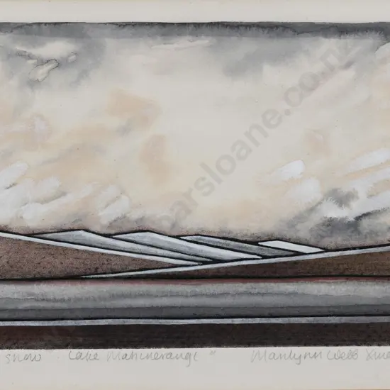 Marilynn Webb (1937 - 2021) - Snow Lake Mahinerangi