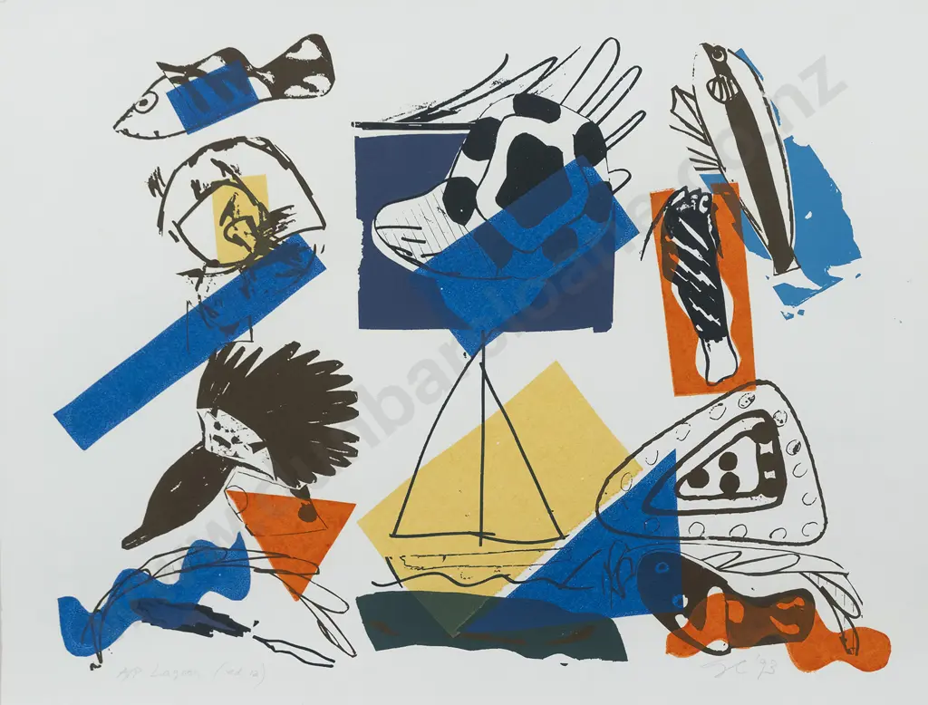 Gordon Crook (1921 - 2011) - Lagoon - A/P Image 1++
