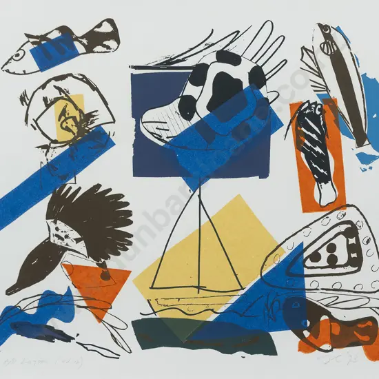 Gordon Crook (1921 - 2011) - Lagoon - A/P