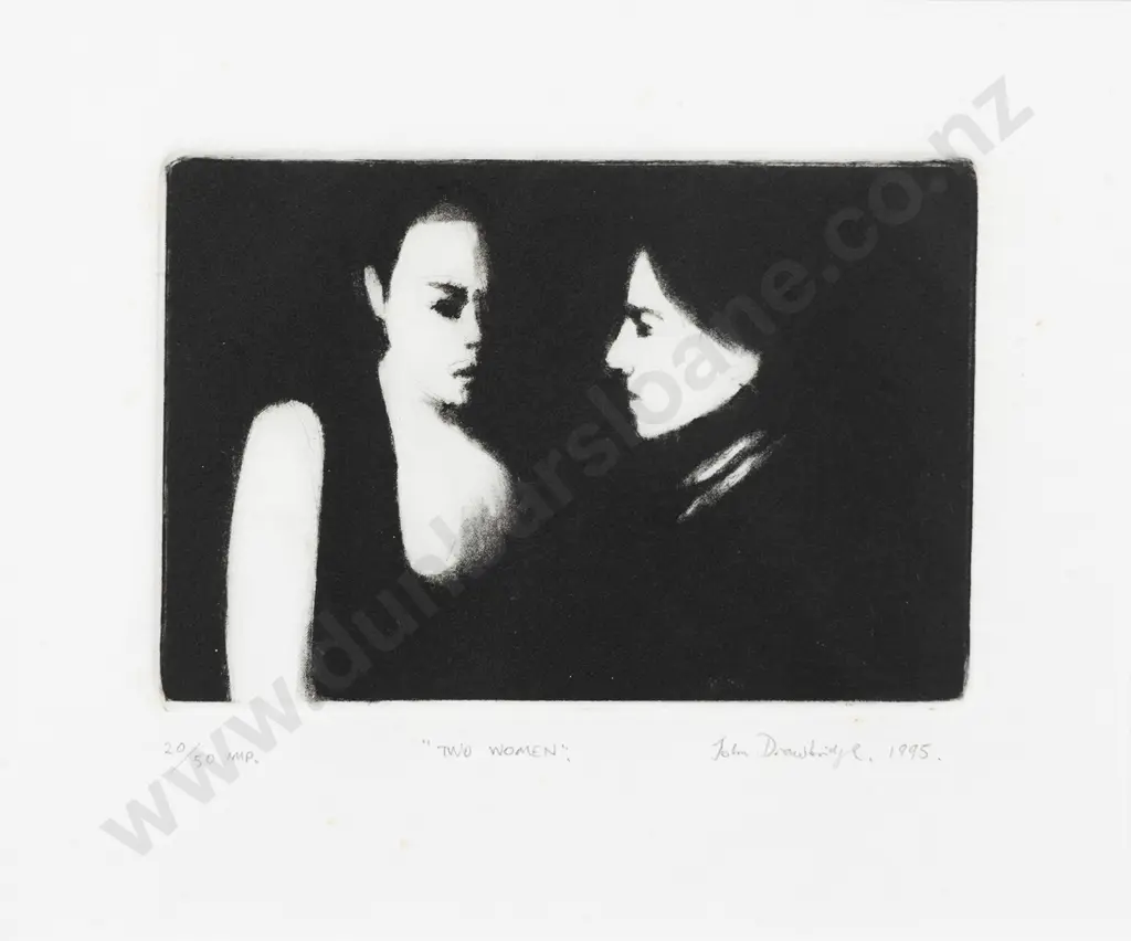 John Drawbridge (1930 - 2005) - Two Women Image 1++