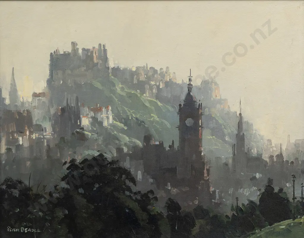 Peter Beadle (b 1933) - Edinburgh Castle Image 1++
