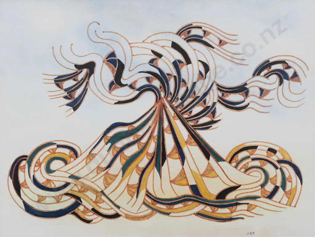 John Bevan Ford (1930 - 2005) - Nga Maunga Toa Image 1++