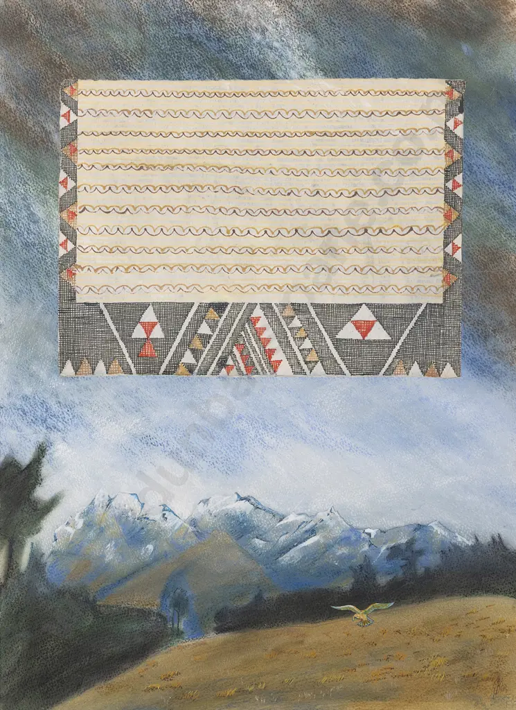 John Bevan Ford (1930 - 2005) - "Nga Taonga" The Treasures Image 1++