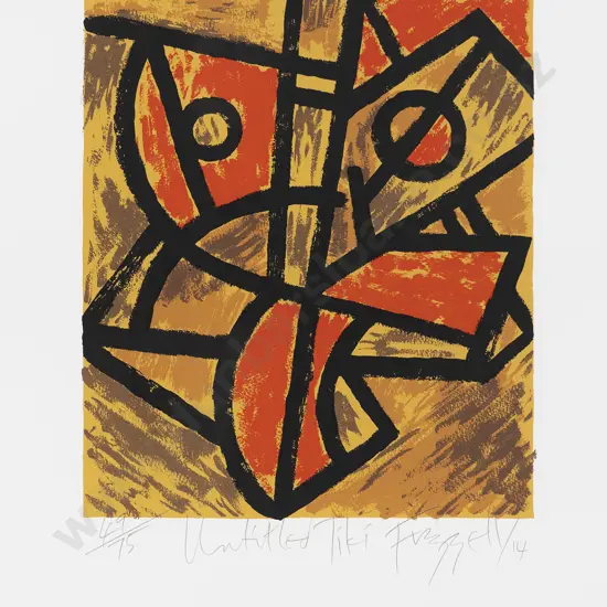 Dick Frizzell (b 1943) - Untitled Tiki