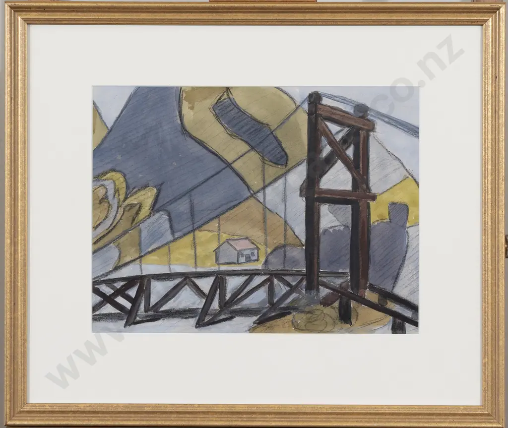 Norman W J Scott (1931 - 1978) - Wairata Waioeka Gorge Image 1++