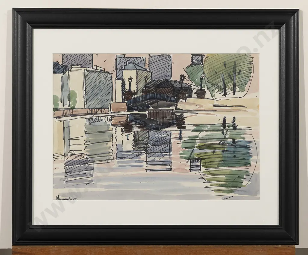 Norman Scott (1931 - 1978) - Waterfront Image 1++