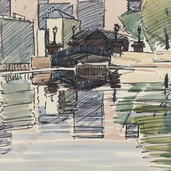 Norman Scott (1931 - 1978) - Waterfront