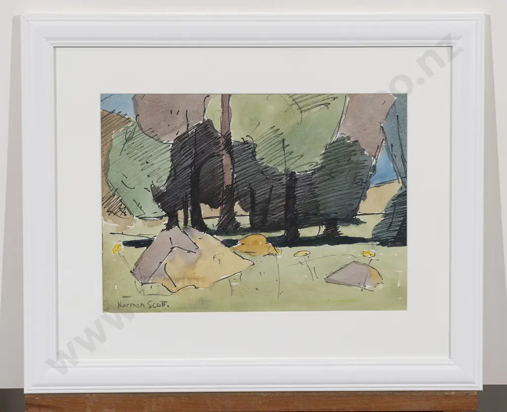 Norman Scott (1931 - 1978) - Tree Study Image 1++
