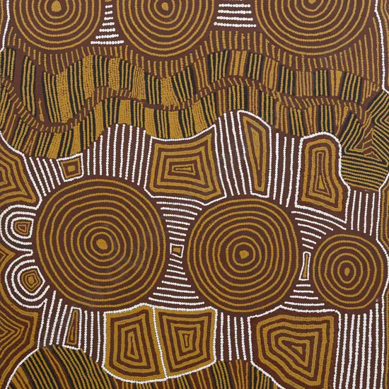 Anatjari Tjampitjinpa (1927 - 1999) - The Snake Dreaming