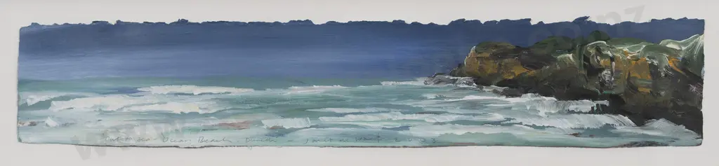 Janet Du Wagt - Out To Sea - Ocean Beach Dunedin Image 1++