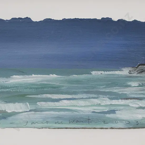 Janet Du Wagt - Out To Sea - Ocean Beach Dunedin