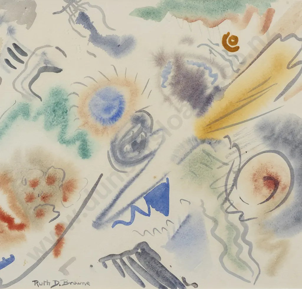 Ruth Browne (1905 - 2002) - Untitled Abstract Image 1++
