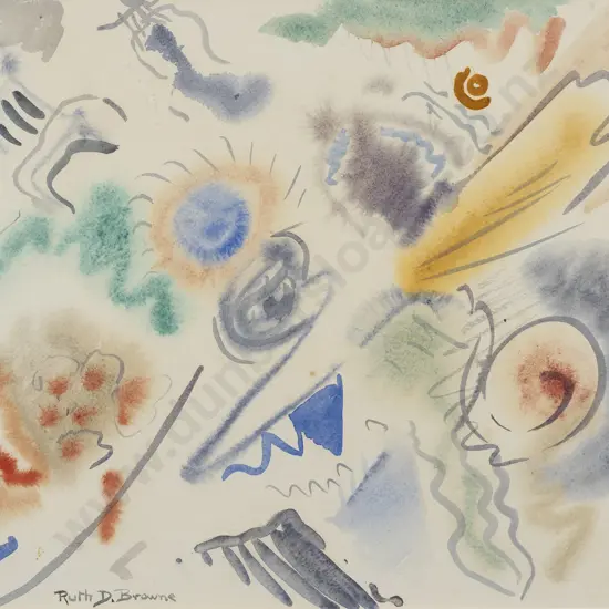 Ruth Browne (1905 - 2002) - Untitled Abstract
