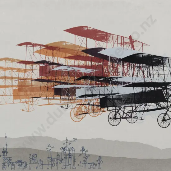 Ted Dutch (1928 - 2008) - Flying Machine V (unframed)