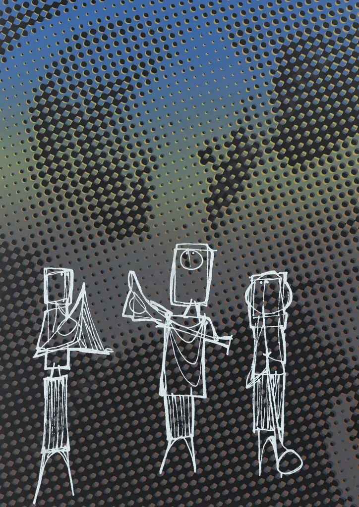 Ted Dutch (1928 - 2008) - Musicians (unframed) Image 1++