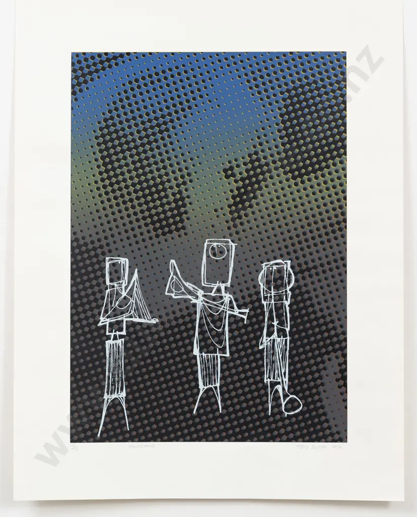 Ted Dutch (1928 - 2008) - Musicians (unframed) Image 1++