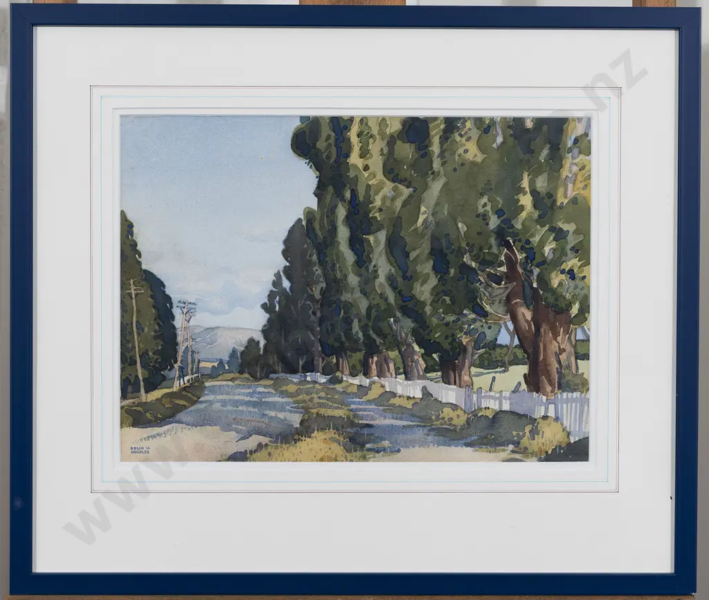 Colin Wheeler (1919 - 2012) - Tree lined Lane Image 1++