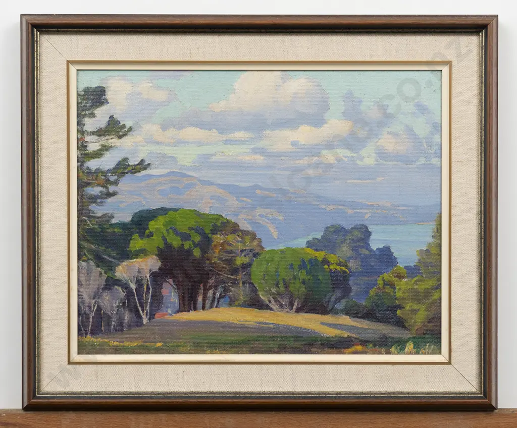 Marcus King (1891 - 1983) - Botanical Gardens From Cable Car Image 1++