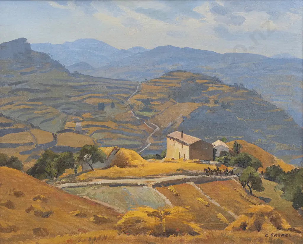Cedric Savage (1901 - 1969) - Spanish Harvest Morello Spain Image 1++