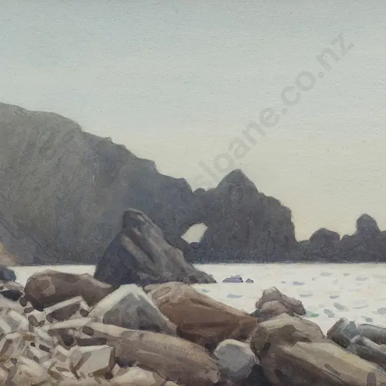 Nugent Welch (1881 - 1970) - North End Kapiti Island