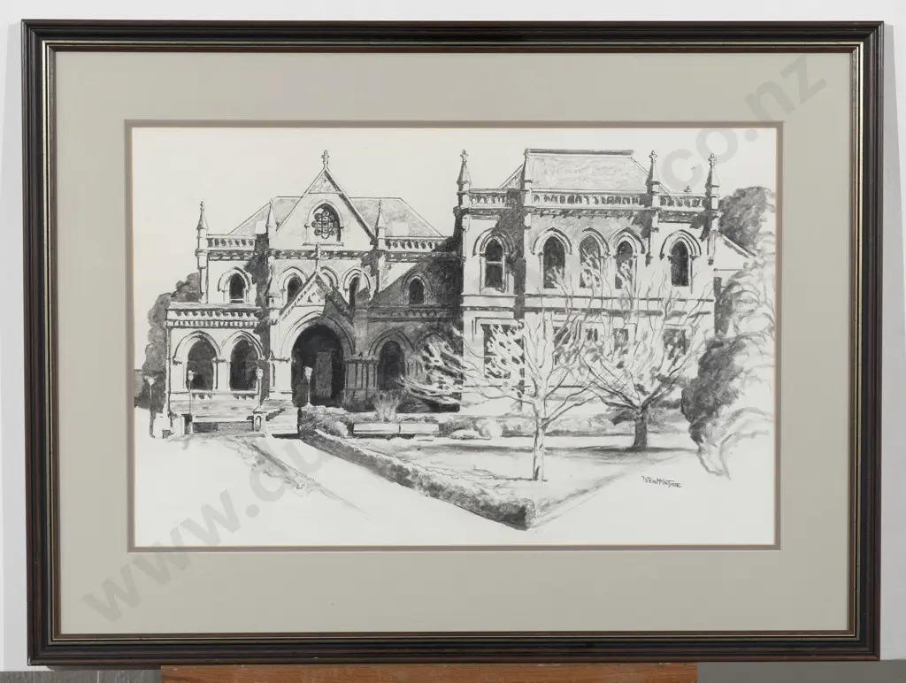 Peter McIntyre (1910 - 1995) - Architectural Study Image 1++