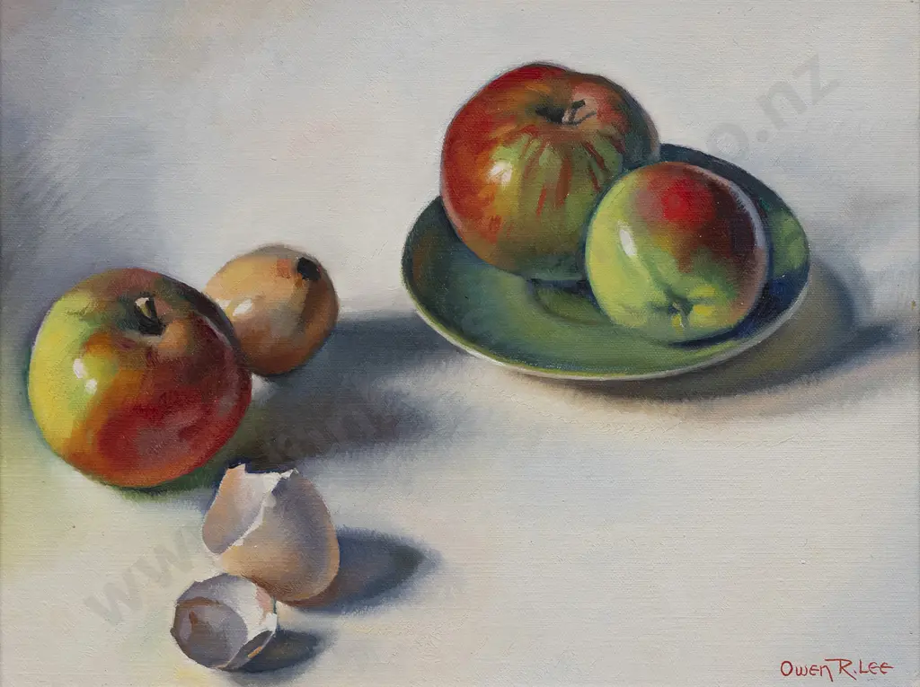 Owen Lee (1918 - 2003) - Apples And Eggshells Image 1++