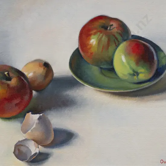 Owen Lee (1918 - 2003) - Apples And Eggshells
