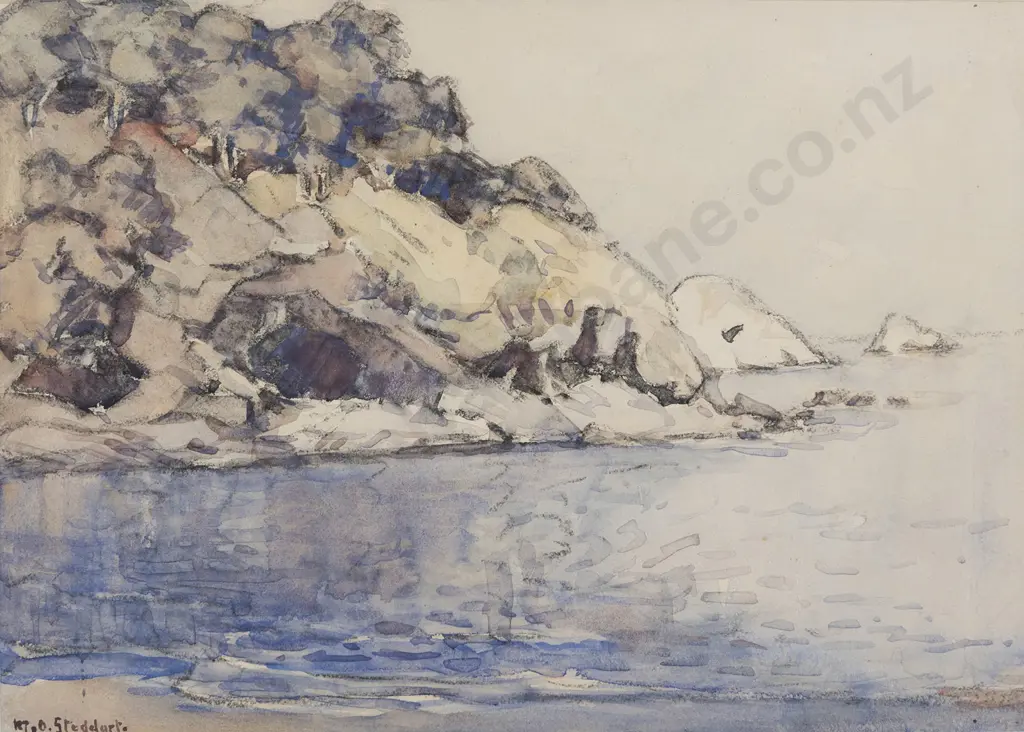 Margaret Olrog Stoddart (1865 - 1934) - Coastal Landscape Image 1++