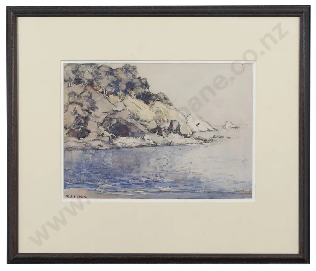 Margaret Olrog Stoddart (1865 - 1934) - Coastal Landscape Image 1++