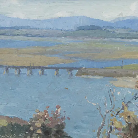 Archibald Nicoll (1886-1953) - The Estuary Riverton