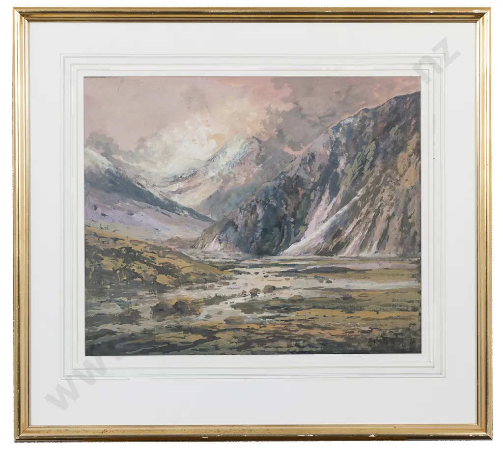 Blythe Fletcher (1890 - 1949) - Mt Cook Image 1++