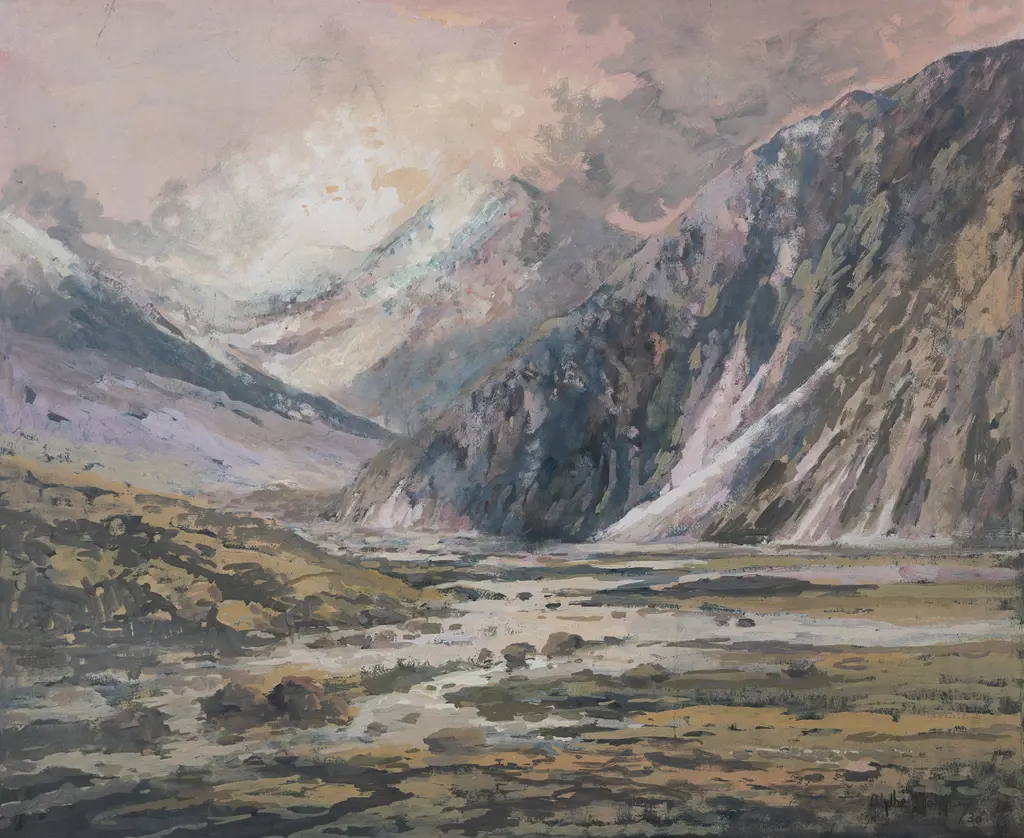 Blythe Fletcher (1890 - 1949) - Mt Cook Image 1++