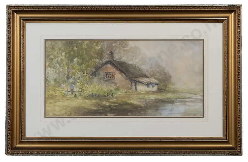Blythe Fletcher (1890 - 1949) - Yorkshire Cottage Image 1++