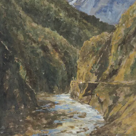 Blythe Fletcher (1890 - 1949) - Otira Gorge